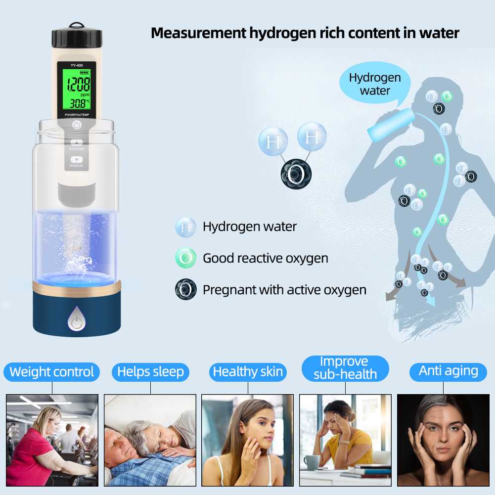 Ph Meter Digital Water Tester - Yieryi YY-400 4-in-1 digitale PH ORP