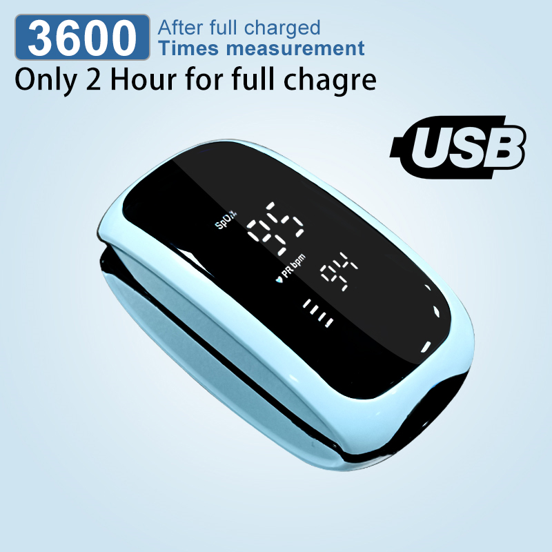 Pulse Oximeter Fingertip Rechargeable - Oplaadbare medische oximeterriem Lanyard Vingertop pulsoximeter