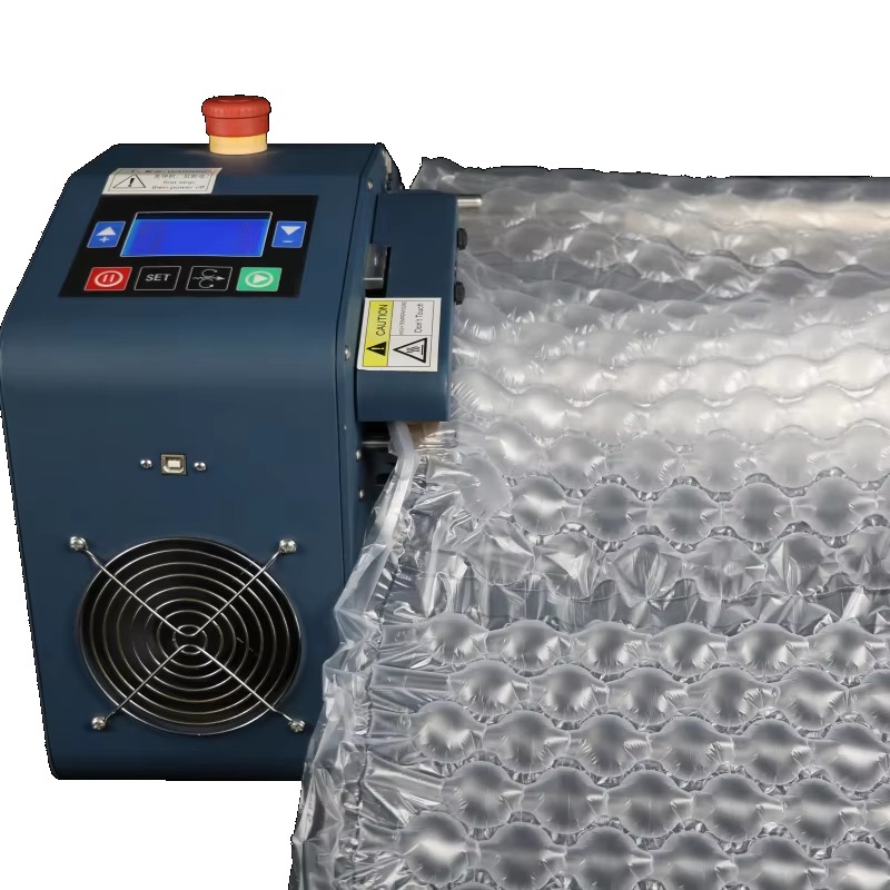 Air Bubble Wrap Roll Packaging - E-commerce kussenverpakkings- en verzendbeschermingsmachine met luchtkussen-