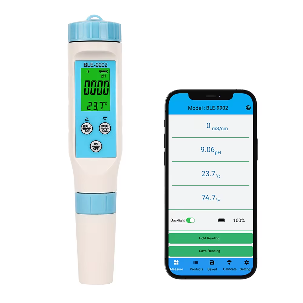 Ph Meter Digital Water Tester - 3-in-1 pH/EC/Temp Watermeter, Digitale Multi-Parameter Waterkwaliteitsmeter