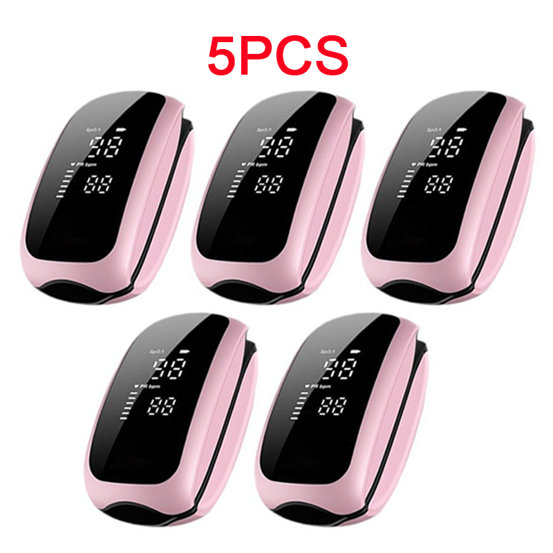 Pulse Oximeter Fingertip Rechargeable - 5 STKS Oplaadbare Medische Oximeter Strap