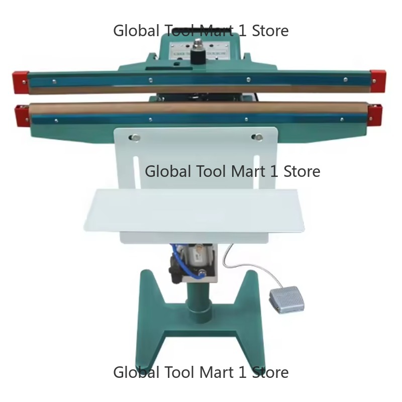 Plastic Bag Impulse Heat Sealer - Pneumatische QPSF-450/650/800/1000 Verticale Aluminium Voetpedaal Sealmachine