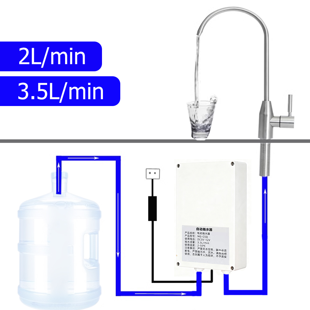Mini Peristaltic Pump 12V - Caravan Keuken Elektrische Waterpomp Kraan Automatische