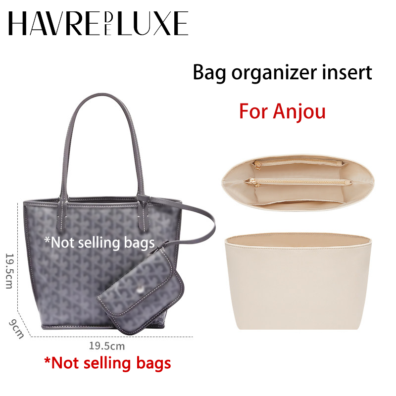 Packaging - Tasorganizer-inzetstuk voor Anjou Duurzame mode-cadeautas Ondersteuning
