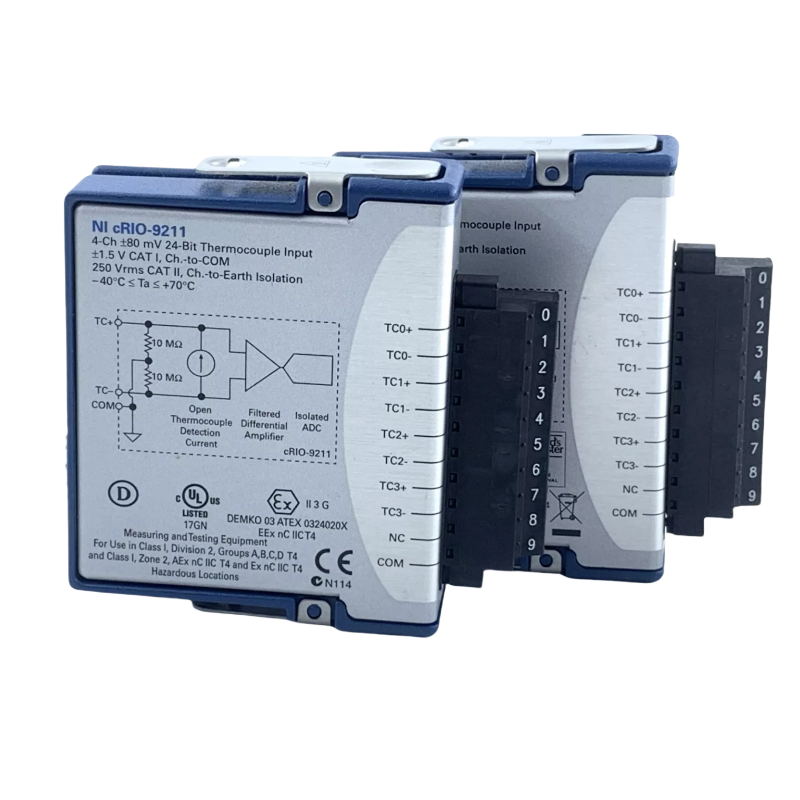 Test Instruments - National Instruments NI 9211 CDAQ temperatuur-/thermokoppel-ingangsmodule