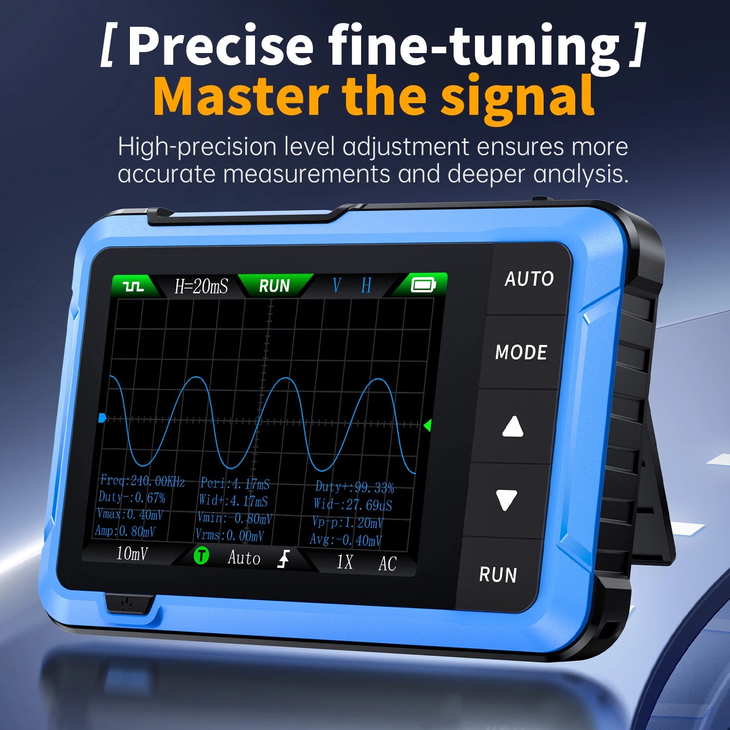 FNIRSI DSO510 Nieuwe 10MHz Min - Fnirsi Digital Oscilloscope Handheld recensie en prijs