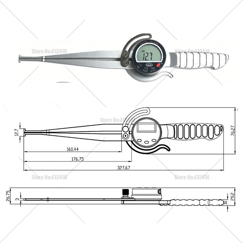 0-6 inch 0-8 inch Externe digi - Digital Caliper 150Mm Stainless Steel recensie en prijs
