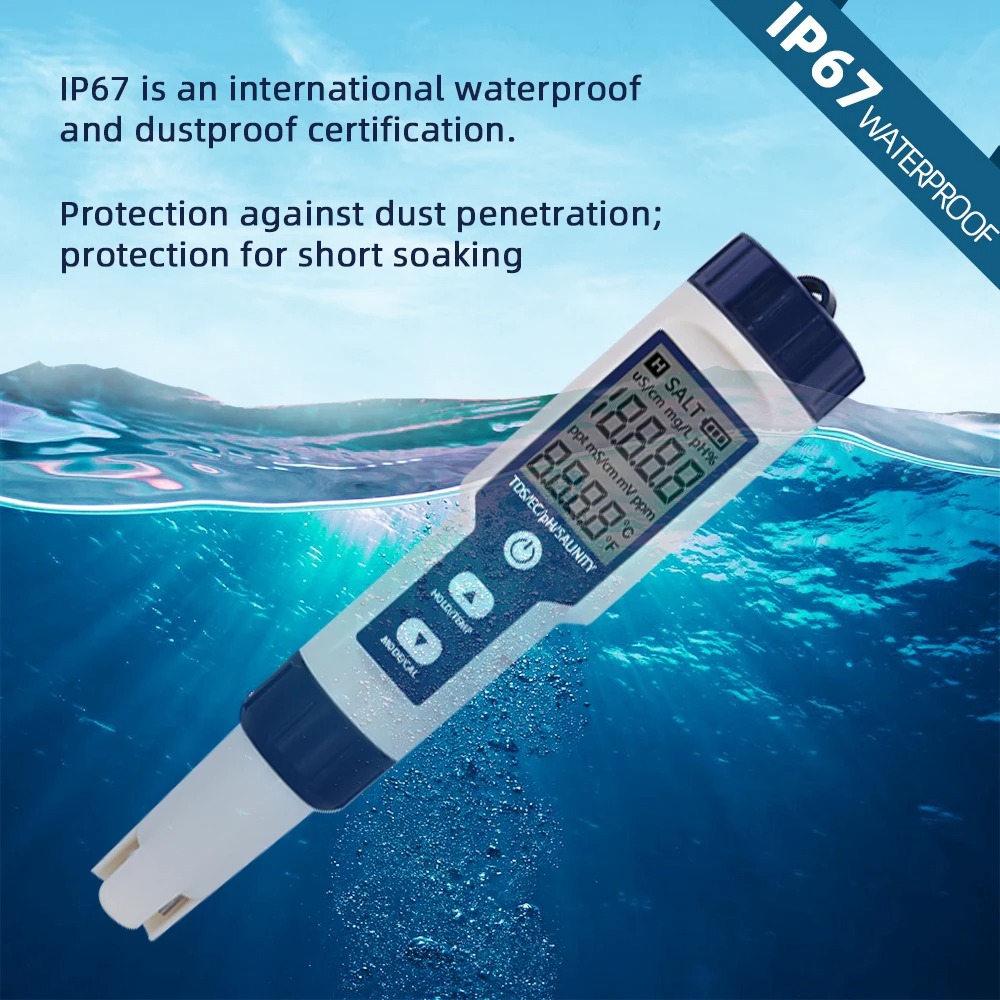 5 In 1 Ph Temperatuur Tds Ec Z - Ph Meter Digital Water Tester recensie en prijs
