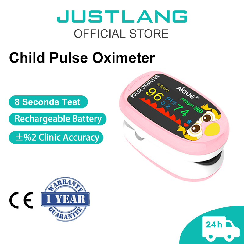JUSTLANG Digitale Cartoon Oxim - Pulse Oximeter Fingertip Rechargeable recensie en prijs