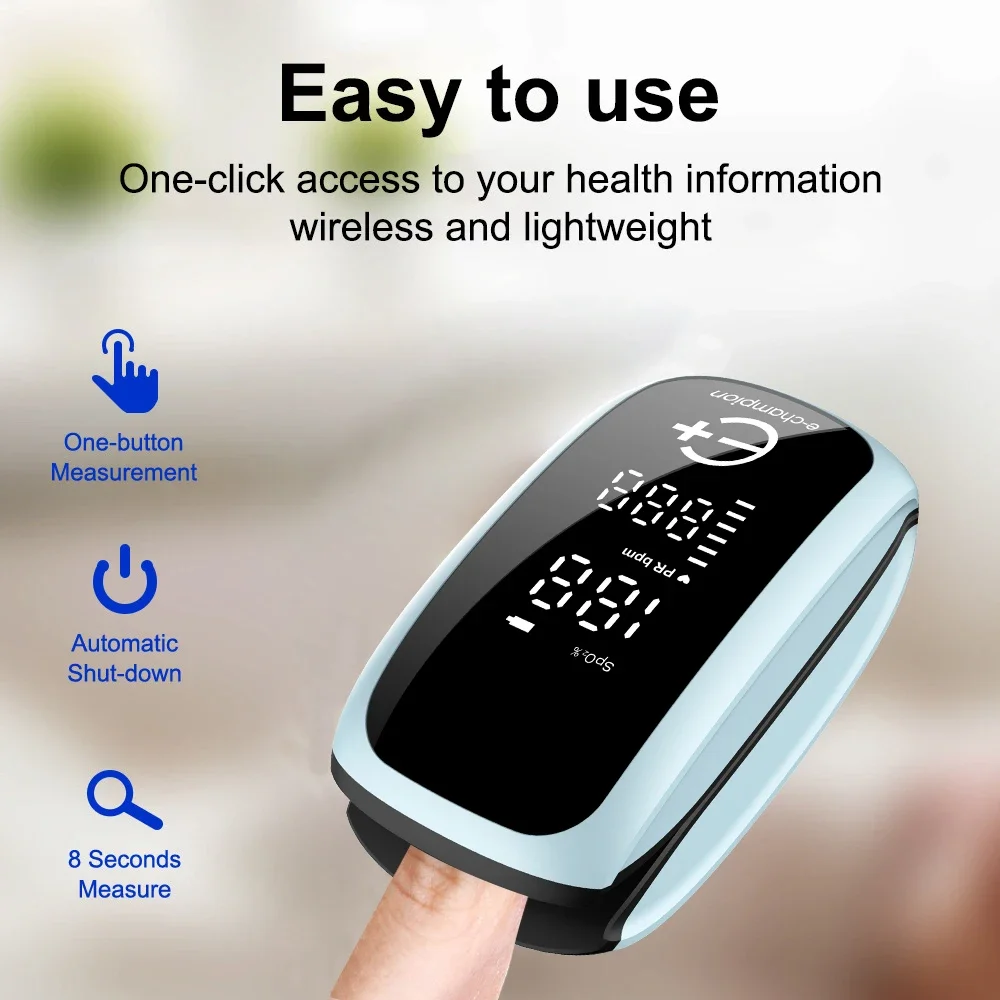 Bloedzuurstofverzadiging Monit - Pulse Oximeter Fingertip Rechargeable recensie en prijs