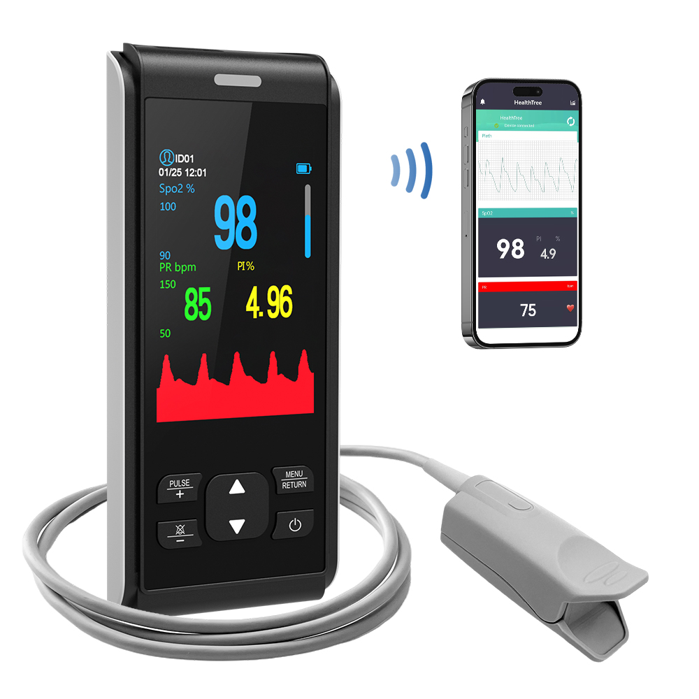 HealthTree Handheld Pulsoximet - Pulse Oximeter Fingertip Rechargeable recensie en prijs