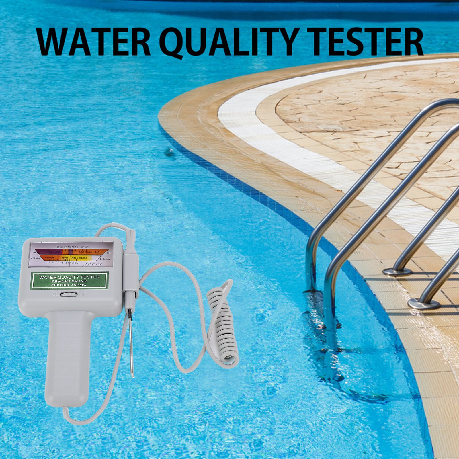 Digitale zwembadwatertester pH - Ph Meter Digital Water Tester recensie en prijs