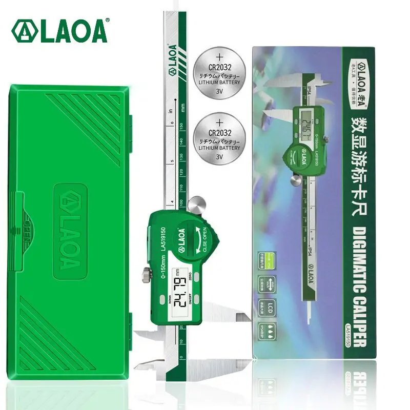 LAOA Digitale Schuifmaat 6 inc - Digital Caliper 150Mm Stainless Steel recensie en prijs