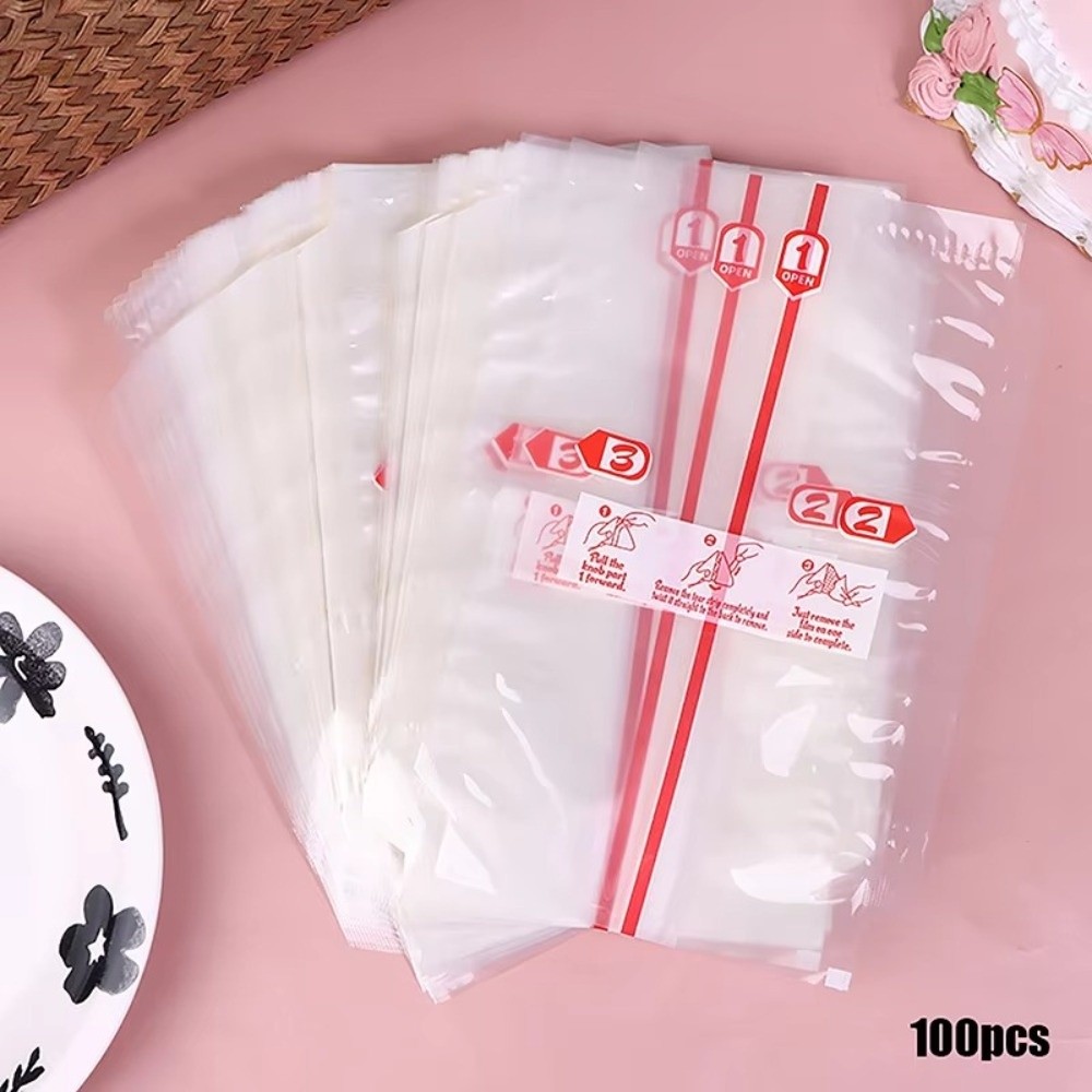 100 stuks PP wegwerp driehoeki - Packaging recensie en prijs