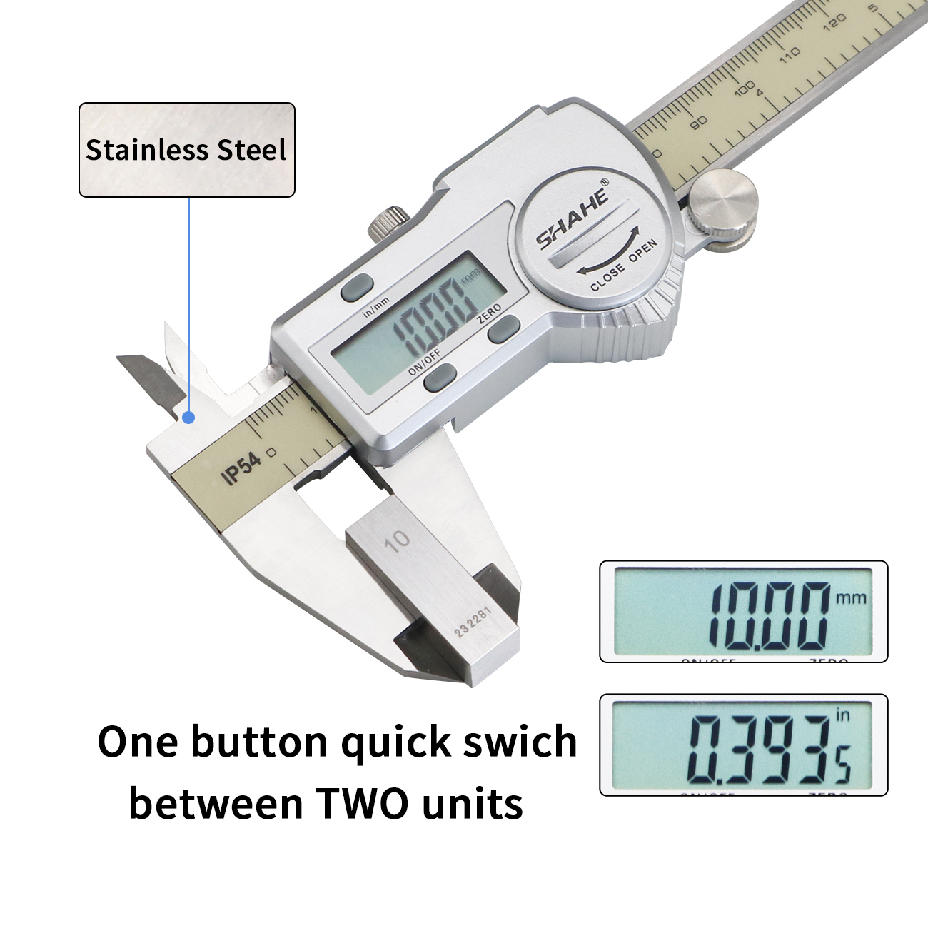 Shahe Schuifmaat 0-150 MM Vern - Digital Caliper 150Mm Stainless Steel recensie en prijs