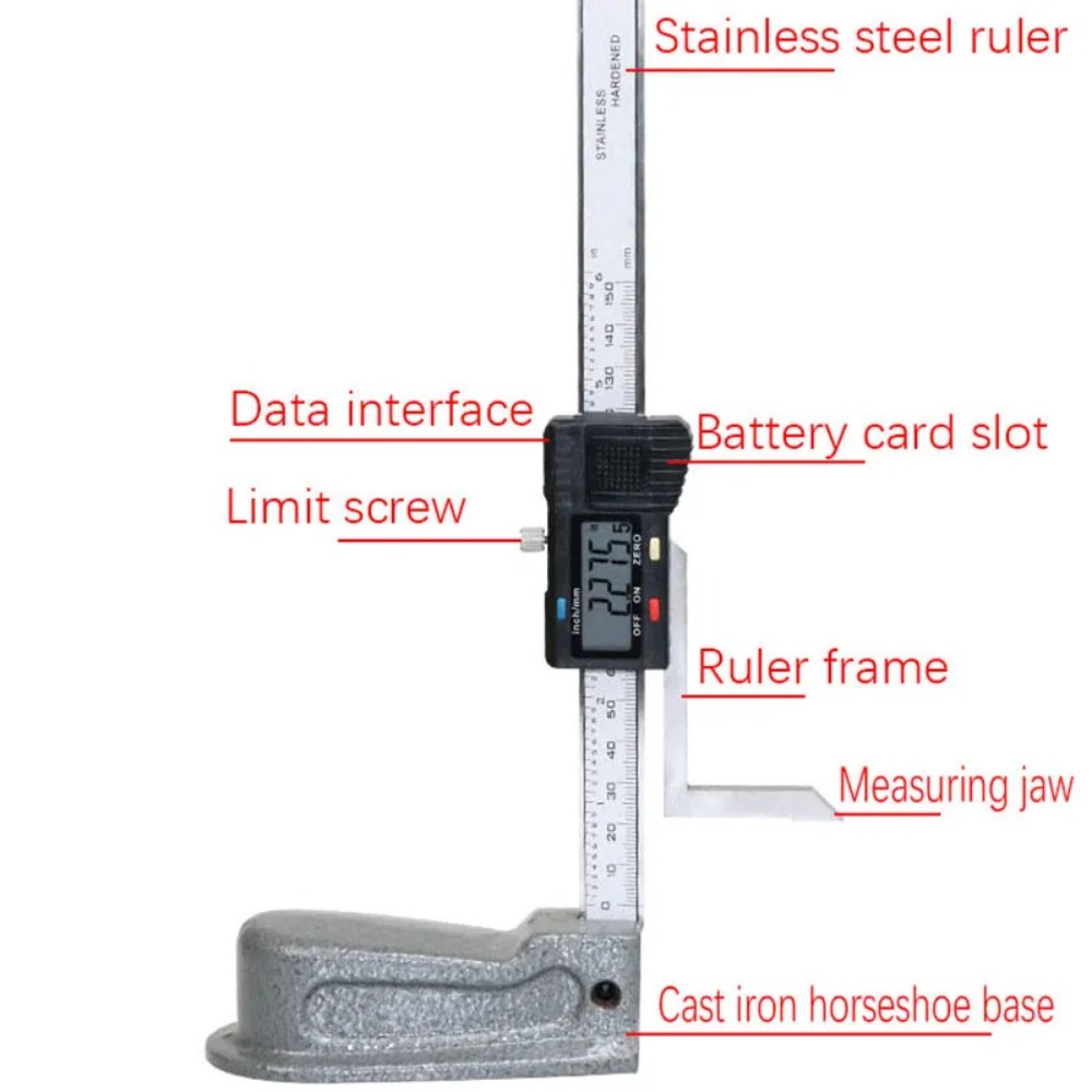 0-150Mm Digitale Hoogmeter Ele - Digital Caliper 150Mm Stainless Steel recensie en prijs