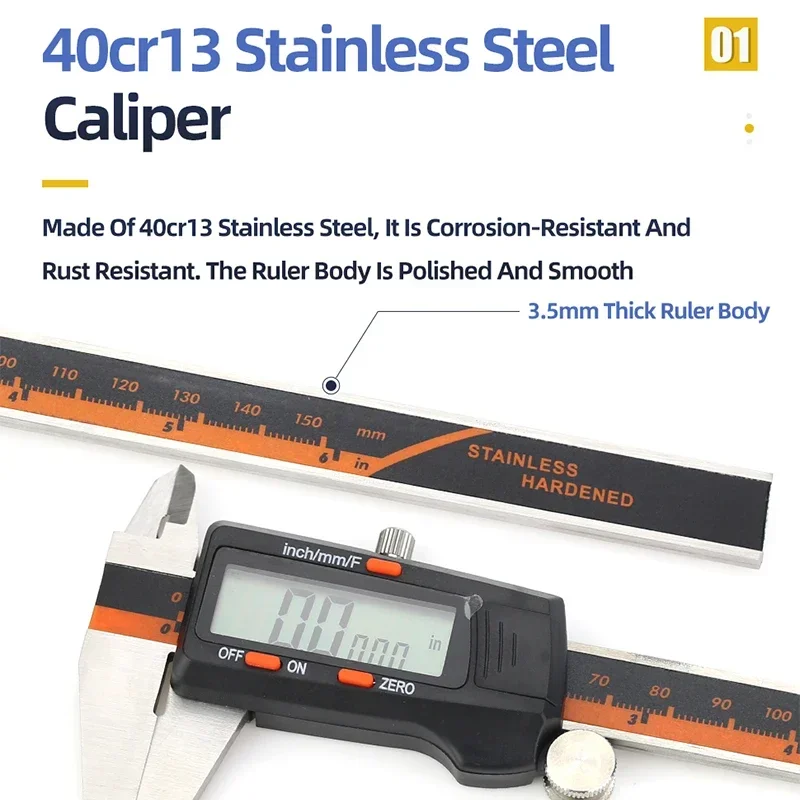 Fractie Metalen Schuifmaat Dig - Digital Caliper 150Mm Stainless Steel recensie en prijs