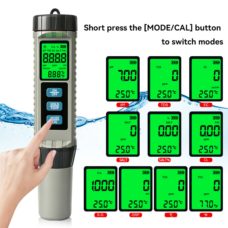 MF-X81 Draagbare Multi Waterkw - Ph Meter Digital Water Tester recensie en prijs