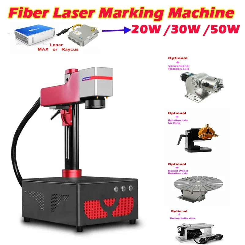 Desktop Fiber Laser-markering  - Fiber Laser Marking Machine 30W recensie en prijs
