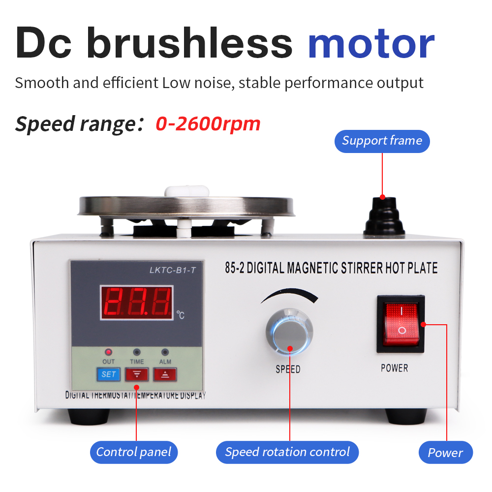 1L Kookplaat Magneetroerder 85 - Lab Magnetic Stirrer Hot Plate recensie en prijs