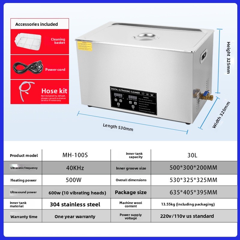 30L krachtige commerciële ultr - Ultrasonic Cleaner 30L Industrial recensie en prijs